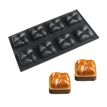 Silikónové Formy 8 Článkov Čokoláda Formy Fondant Cukrár, Candy Bar Plesne Tortu Režim Dekorácie, Kuchynské Príslušenstvo Na Pečenie