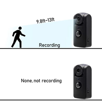 SITU PIR Fotoaparátu IR Nočné Videnie Logger Mini Videokamera Ľudské Telo Indukčné Mikro Kamera HD 1080P Detekcia Pohybu Malá Kamera Obrázok 2