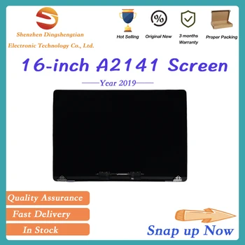 Skutočné 2019 Rok 16-Palcové A2141 LCD Displej Montáž Gray Silver pre Macbook Pro Retina Full LCD Displej Nahradenie Monitor