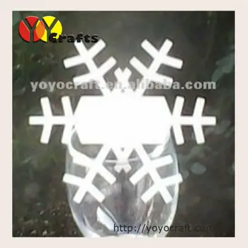 Svadobné Dekorácie Dodávateľa Laserom Rezané Snowflake Veselé Miesto Karty