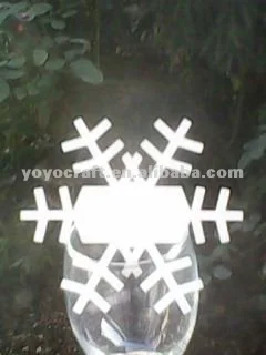 Svadobné Dekorácie Dodávateľa Laserom Rezané Snowflake Veselé Miesto Karty Obrázok 2