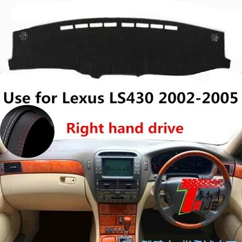 : TAIJS Pôvodné Kožené Auto Panel Kryt ochranný Pre Jednoduché Lexus LS430 2002 2003 2004 2005 Pravej strane jednotky