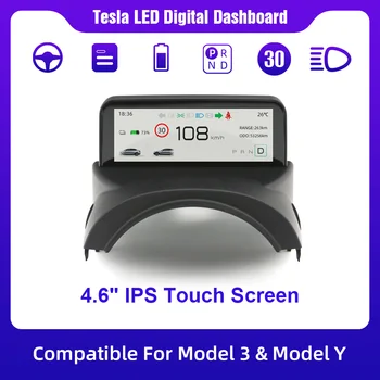 Tesla Model 3 Model Y LCD Displej Panel Digitálny Merač 4.6