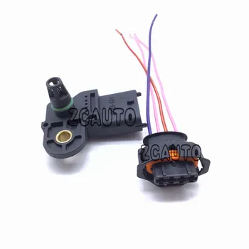 Tlak MAP Senzor Plug Pigtail Konektor Pre Euro Honda Civic Jazz Stream 0261230099,0261230100,18590-M53500,37830-PWE-G01