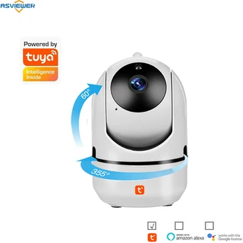 Tuya Smart Dohľadu Fotoaparát 2MP IP Kamera, Automatické Sledovanie Smart Home Security Krytý WiFi Bezdrôtové Baby Monitor