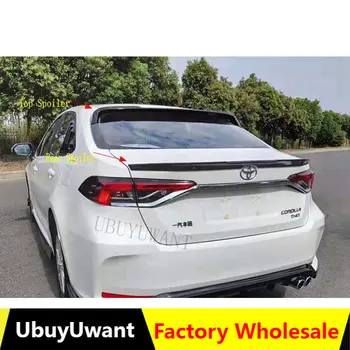 UBUYUWANT Pre Toyota Corolla Auto Príslušenstvo Spojler 2019 2020 2021 ABS Materiálu Sedan Auto batožinového priestoru Zadné Pery Krídlo Chvostovej PLUTVY Prerobit