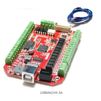 USB MACH3 6-axis motion control karty, rytie stroj CNC 6-os ručného kolieska, 100K stepper motor control pulzný výstup
