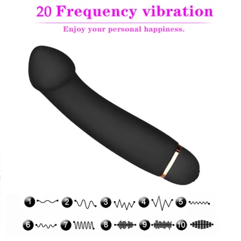VETIRY Dildo Vibrátor Sexuálne Hračky pre Ženy G-spot Stimuláciu Ženskej Vagíny, Klitorisu Masér Silné Vibrácie AV Stick Silikónové Obrázok 2