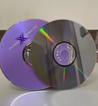 Veľkoobchod 50 disky Triedy A+ Žltá Prázdne Vytlačené 12x 700 MB CD-RW Obrázok 2