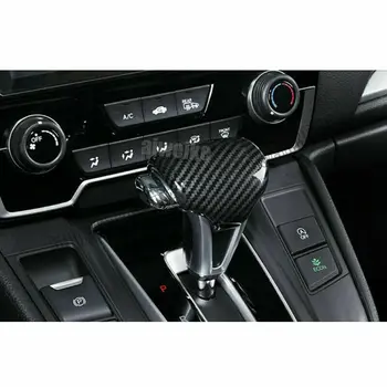 Vhodné Pre Honda CR-V CRV 2017 2018 2019 2020 Uhlíkové Vlákna Páčke Shift Gombík Kryt Výbava Obrázok 2