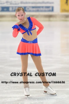 Vlastné Dospelých krasokorčuľovanie Šaty Elegantné Nové Značky Ice krasokorčuľovanie Šaty Pre Ženy Súťaž DR3709