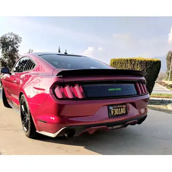 Vysoko kvalitných uhlíkových vlákien zadné krídlo trup pery spojler pre Ford Mustang 2015 2016 2017