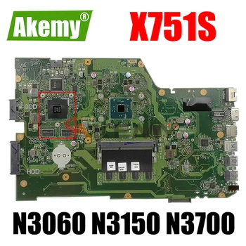 X751SV X751SJ Doske GT920M GT940M GPU 4GB RAM N3060 N3150 N3700 pre ASUS X751S A751S K751S Notebook Doska