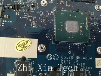 yourui CG520 NM-A804 Pre Lenovo IdeaPad 110-15IBR Notebook doska S N3710U CPU vyskúšať všetky funkcie 100% Obrázok 2