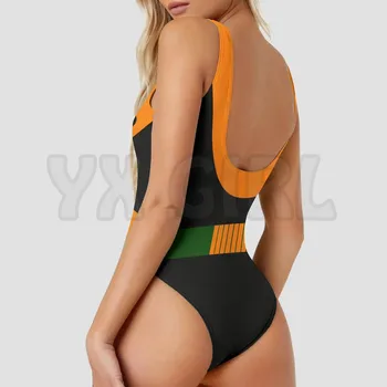 YX DIEVČA ua hig hkatsuki 3D Vytlačené Sexy Letné Ženy Pláži Plavky Cosplay Oblečenie Obrázok 2