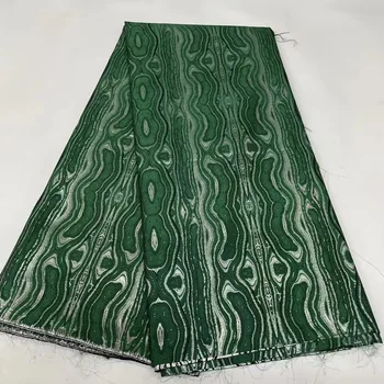 Zelená Žakárové Brocade Čipky Textílie 2022 Výšivky francúzsky Tylu Afriky Organza Čipky Textílie Pre Nigérijský Svadobné Šaty LJK22156