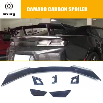 ZL1 Štýl Uhlíkových Vlákien Zadný Kufor GT Krídlo Spojler pre Chevrolet Camaro Coupé 2Door až 2016