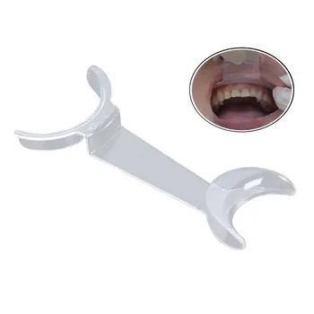 Zubné Ústa Otvárače Ortodontická Zubár Nástroje Dvojité hlavu Pery Retractor Intraoral Čierne Tváre, Hornej Dolnej Pery Retractor