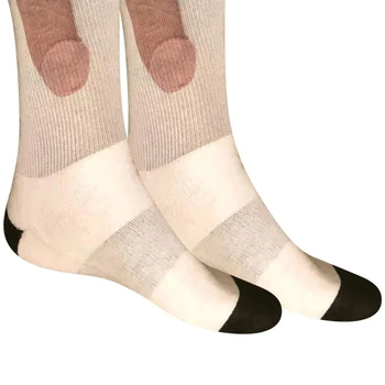 Zábava Ponožky Mäkké Teplé Bavlnené Ponožky Bezšvové Prst Novinka Zábavné Ponožky Pohodlné, Priedušné Zábava Ponožky Elastické Non-Slip Legrační Obrázok 2