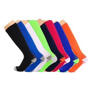 Športové Kompresné Ponožky Multicolor Gradient pánske, dámske Ponožky sa Špecializuje Vonkajšie Cyklistické rýchloschnúci Priedušné Ponožky pre Dospelých