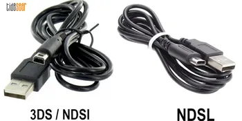 1,2 M USB Nabíjanie Nabíjací Kábel Kábel pre Nintendo DS Lite DSL NDSL Pre DSi NDSi 3DS Nové 3DS XL LL Herné Konzoly Drôt