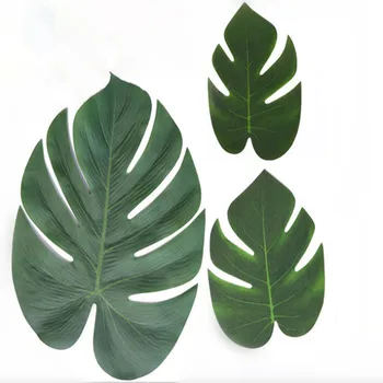 10Pcs Umelá Tropická Palmové Listy pre Havajské Tému Dekorácie Domov Záhradné Dekorácie