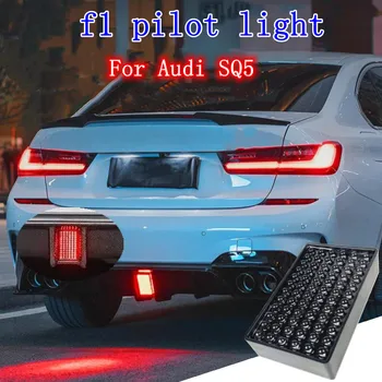 12V Auto Chvost Brzdové Svetlo Lampy Čierne Univerzálne F1 Style Obdĺžnik LED Zadné Stop Chvost 3. Brzdové Strobe Svetlo Pre Audi SQ5