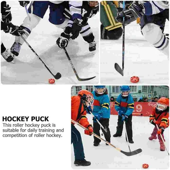 2 ks Inline Hokej Street Hockey Puk Školenia Roller Hokej Hra Puk Street Hockey Puk Školenia Puk Hokej Cvičí Obrázok 2