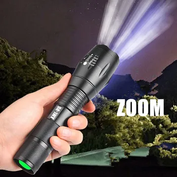 2022 Prenosný mini baterka, zoom lov USB direct LED nabíjania hliníkovej zliatiny vonkajšie koni osvetlenie long-range baterka
