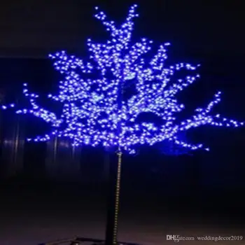 2M LED Crystal Čerešňový Kvet Stromu Svetlo Vianoce, Nový Rok Svadobné Luminaria Dekoratívne Konáre Stromov Svietidlá Vnútorné Osvetlenie Obrázok 2