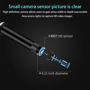 3 In 1 Multifunkčné USB Ucho Čistenie Endoskop S Mini Kamera HD Nástroj pre Odstránenie ušného mazu Obrázok 2