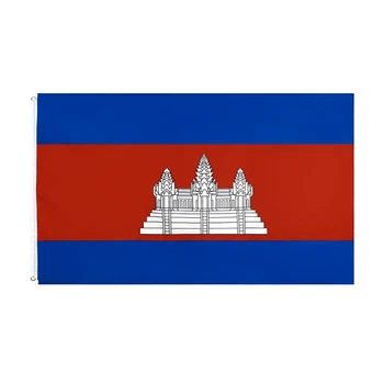 3x5ft 90x150cm Kambodža Vlajka
