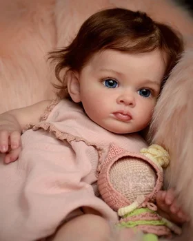 60 CM Skončil Reborn Batoľa Dievča Bábiku Tutti Ručné Farba Bábiku Vysokú Kvalitu 3D Pokožky Viacerých Vrstiev Maľby Viditeľné Žily