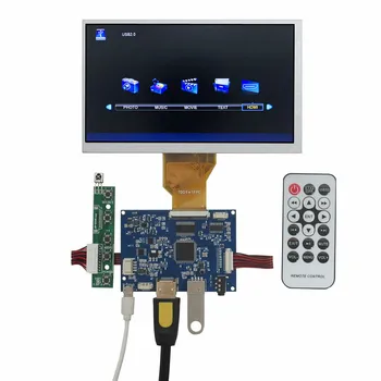 7 Palcový Prenosný Viacúčelový U Diskov s HDMI Audio LCD Displej Ovládač riadiacej Dosky DIY Lattepanda Raspberry Pi PC Monitor