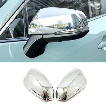 ABS Chrome/Uhlíka Pre Toyota SIENNA 2021 2022 Auto bočné spätné zrkadlo Pokrytie Výbava Nálepky Dekorácie Styling Príslušenstvo