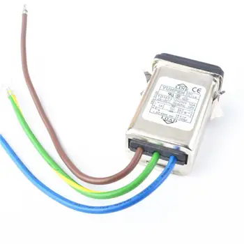 Ac 125/250v 10a 50/60hz 3 Piny Soketu Power Filter Konektor Rušenie Odmietnutie Charakteristiky Používané Na 3pin Konektor Zariadenia