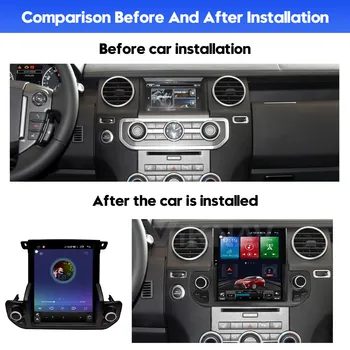 Android 10.0 Dotknete displeja autorádia Pre Land Rover Discovery 4 2009-2016 Carplay GPS multimediálny prehrávač vedúci jednotky