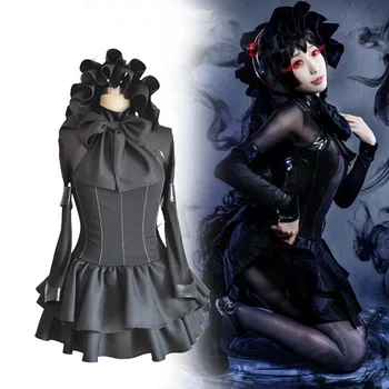 Anime Kantai Collectio Cos Cosplay Halloween žena dievčatá cosplay Gotické šaty set kostým