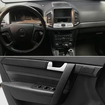 Auto-Styling 3D/5D Uhlíkových Vlákien Interiéru Vozidla stredovej Konzoly Zmena Farby Liatie Nálepky, Nálepky Pre Chevrolet Captiva 2012-2017
