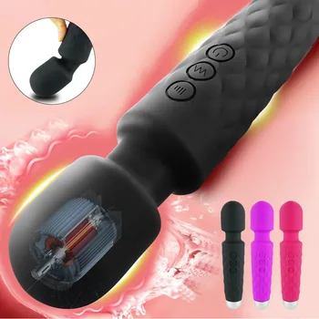 AV Vibrátor Čarovná Palička Stimulátor Klitorisu Vibrátory Sexuálne Hračky pre Ženy, G Spot pre Masturbator USB Dildo
