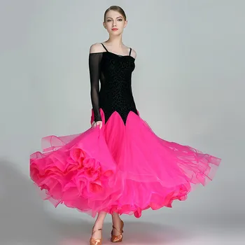 ballroom dance súťaže šaty tanečná sála valčík šaty štandardné tanečné šaty štandardné spoločenský tanec oblečenie Foxtrot