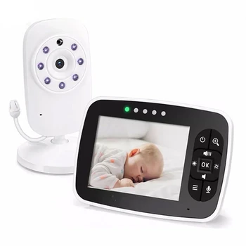 Bezdrôtové Baby Monitor,3,5 Palcový LCD Displej Dieťa Night Vision Camera,obojsmerné Audio,Teplotný Senzor,ÚSPORNÝ Režim,Uspávanky