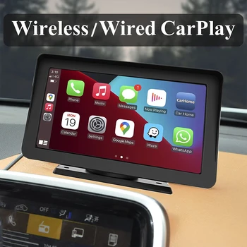 Bezdrôtové Carplay Android Auto 1din 2din autorádia Prenosné Multimediálne Stereo Prehrávač 7