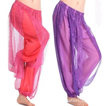 Bollywood Kostým Indiánske nohavice Bellydance nohavice Dámske Brušný Tanec Kostým 7 farieb
