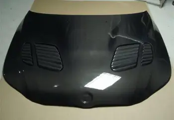Carbon Fiber Predný Nárazník Kapotu Otvor Kryt Pasuje Na BMW 5 Radu E60 Upravené M5 2004-2010