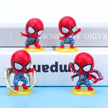 Disney, Marvel Spiderman animel obrázok modelu hračka Avengers mini Spider-Man akcie bábiky hračky pre dieťa brithday vianočný darček Obrázok 2