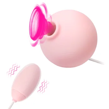 G mieste Bradavky Masáž Klitorálny Stimulovať Vibračné Vajíčko 10 Rýchlosť Sania Vibrátor Dospelých Produkty Sexuálne Hračky pre Ženy