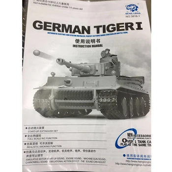heng dlho 3818-1 Nemecko Tiger Tank Používateľská Príručka