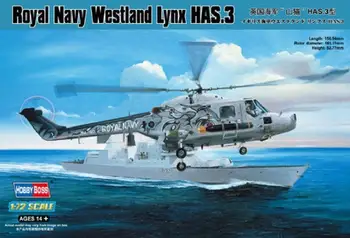 Hobbyboss 1/72 87237 Royal Navy Westland Lynx MÁ.3 Model Auta