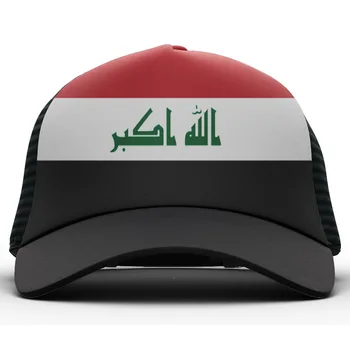 IRAK mužskej mládeže diy zákazku názov číslo irq klobúk národ príznak iq krajiny islam arabčina arabská tlač fotografií baseball cap